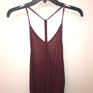Silence + Noise Maroon Tank